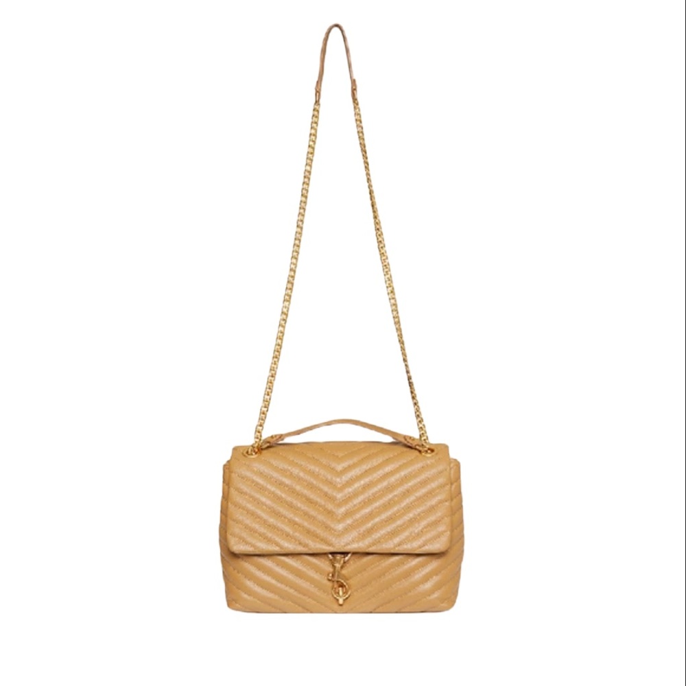 Rebecca Minkoff Edie quilted leather flap shoulder bag